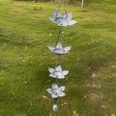 164cm Rain Chain for Rooftop Drainage In For Gardens and Villas Weather Resistant Material Long Lasting Outdoor Use
