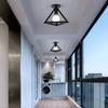 Iron Aisle Lights Corridor Balcony Ceiling Lights LED Nordic Style Personalized Creative Lights Luxury Chandelier Entrance Light