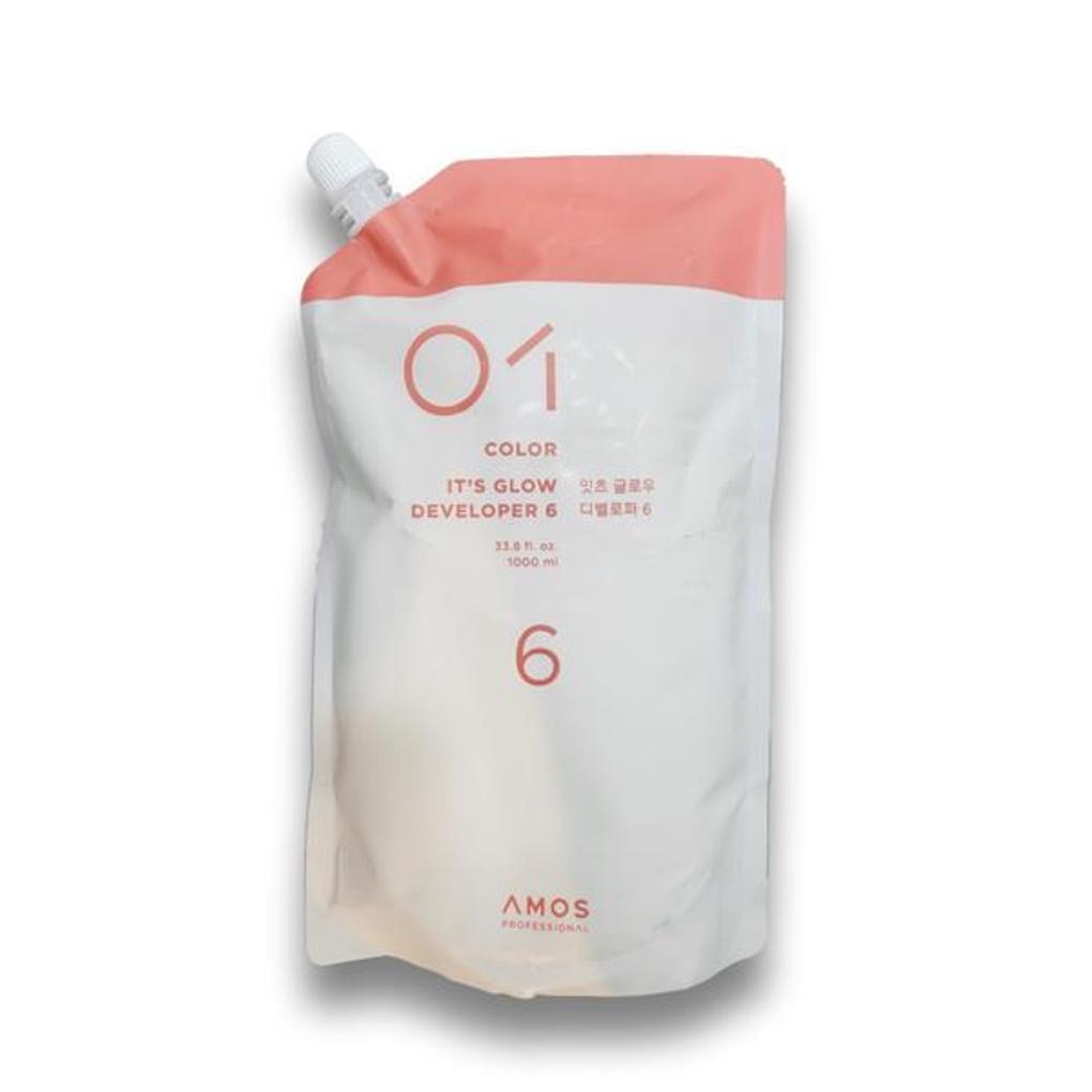 Amos Colorgenic It's Glow 7RB Hair Dye NEW 3+ Developer (Oxidation/Bleaching) + 80 Containers