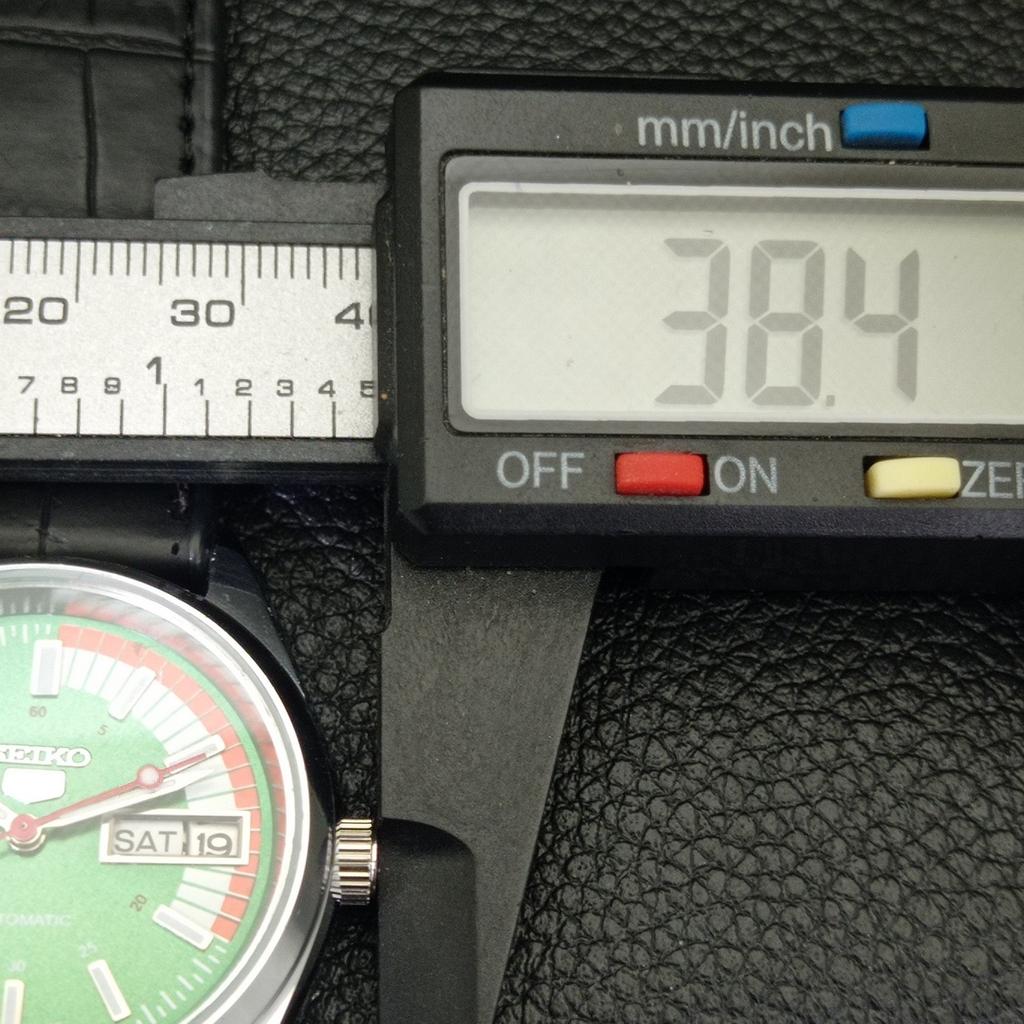 SEIKO 5 AUTOMATIC VINTAGE REFURBISHED 6309A JAPAN MENS GREEN WATCH a440866-4