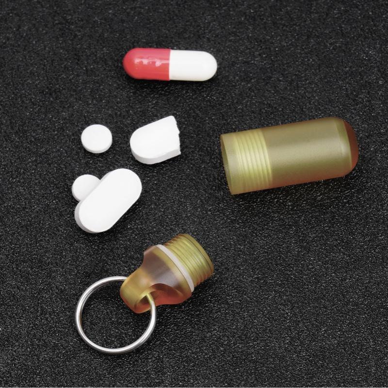 Small Pei Pill Bottle Multifunctional Storage Box Portable Outdoor Tool Edc For Daily Carry And Outdoor Activities