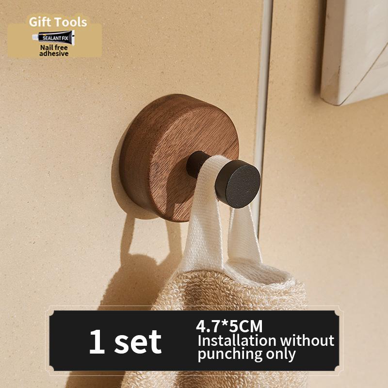 No Drill Door Behind Hook Storage Wall Hanging Clothes Hanger Coat Hook Adhesive Hooks Bedroom Organizer Storage Kitchen Acce