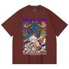 T-shirt Unisex Pesante 100% Cotone 230 g/m² Pezzo Unico Stampa V35 Luffy Kaido