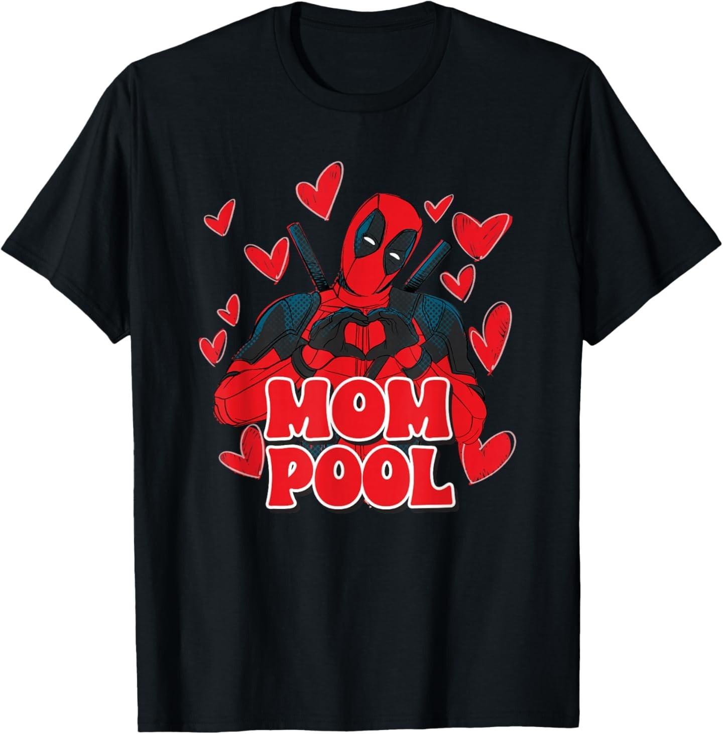 Marvel Comics Deadpool Mother s Day Mom Pool T-Shirt S разноцветный