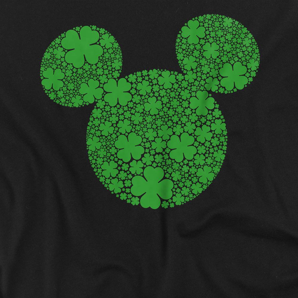 Disney Unisex Adult Shamrock Ears Mickey Mouse St Patricks Day T-Shirt
