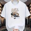 Cartoon Funny Pattern Printed T-shirt Men Casual Loose Sports Short Sleeved Cotton Tops Unisex T Shirts Summer Street Men's Tees