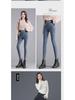 Women's Plus Size High Waist Velvet Pencil Pants - Slim Fit, Elastic, for Autumn/Winter