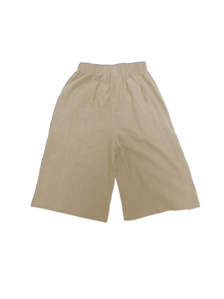 2025 Women's High-Waist Cotton Linen Shorts - Solid Straight-Leg Casual Pants