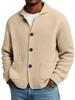 Giacca da Uomo con Revers Europea & Americana - Autunno/Inverno Maglia a Nido d'Ape Camicia Casual alla Moda