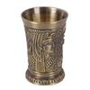 Ägyptischer Pharao Schnapsglas - Antiker Afrikanischer Stil Weinbecher - Zinklegierung Metall Trinkglas - Perfektes Geburtstagsgeschenk