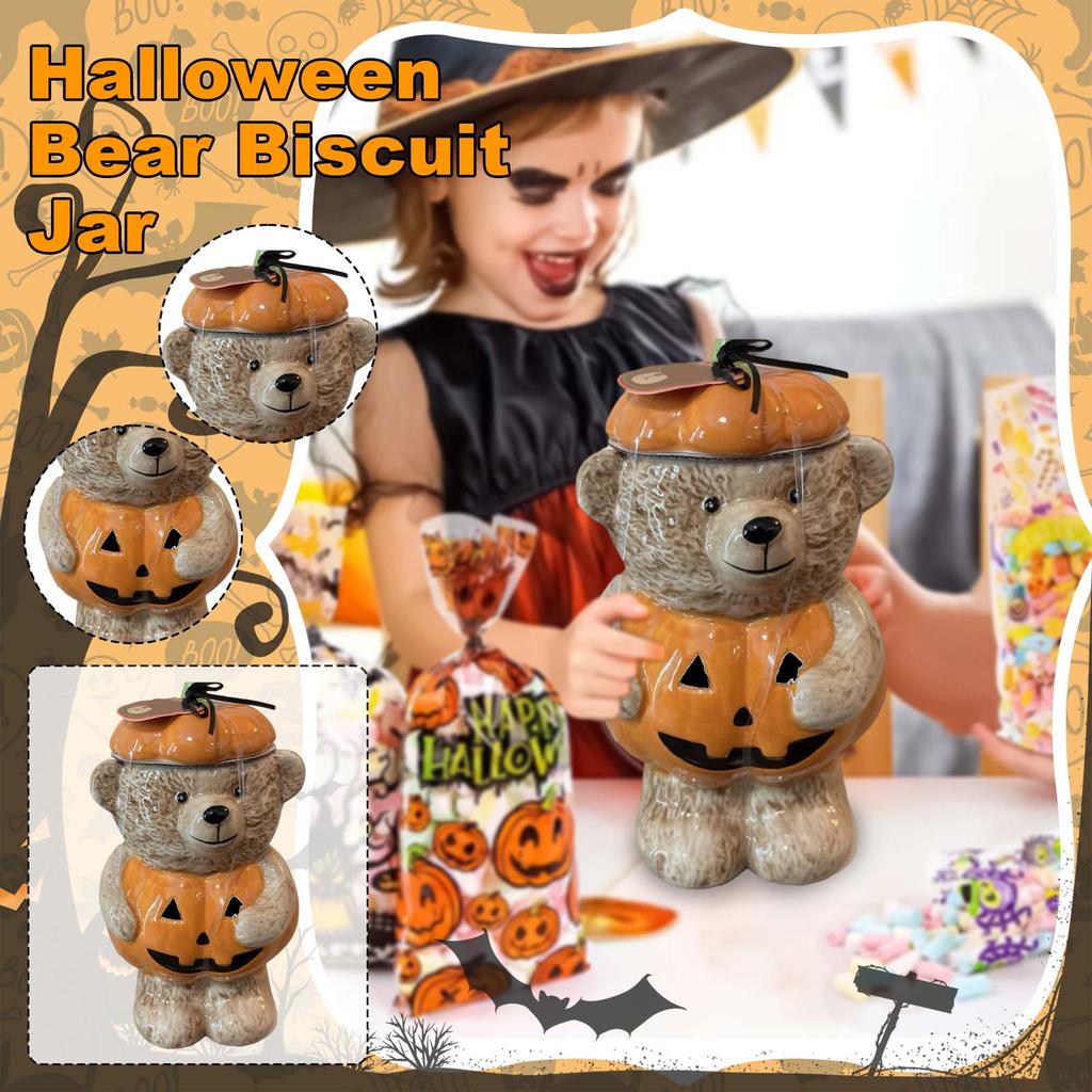 The Bear-shaped Cookie Jar Can Hold A Lot Of And Is Also Suitable As A Storage Box Or Decorative Item. It Has High Practicality.