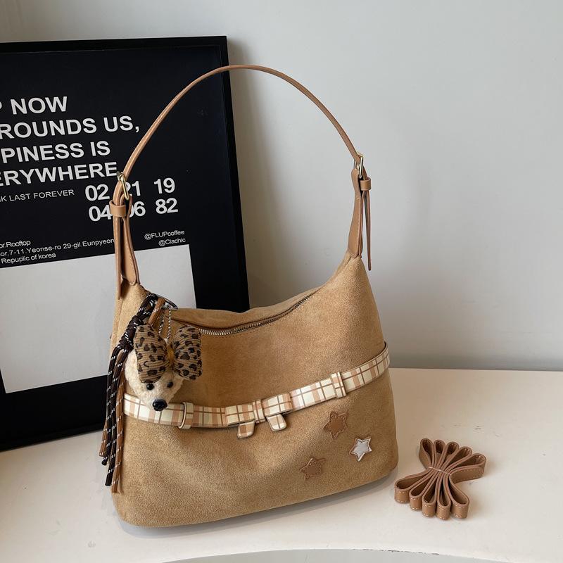 Commute Bag - Retro Plain Color Crossbody Bag for Women, Casual Style.
