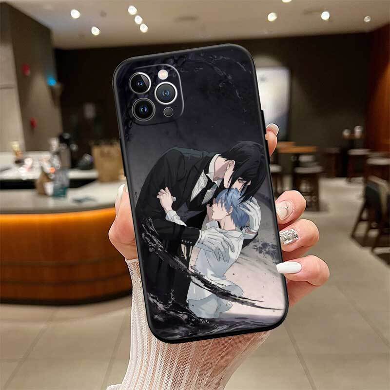 Black Butler Phone Case for Samsung S20 S21 S21S S22 S23 S24 FE Ultra Plus Lite F06 F16 M06 M16 M56 A07 A17 A36 A37 A55 A57