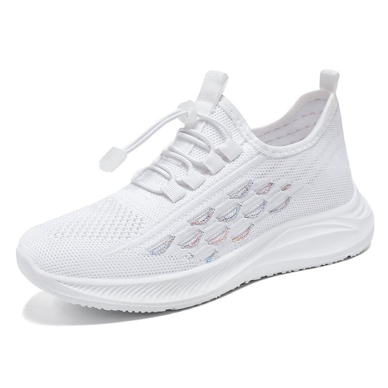 Boty pro ženy 2023 podzimní sportovní obuv pro všechny zápasy pro ženy Ležérní sporty létající pletení běžecké boty