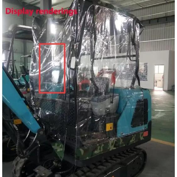 Mini Excavator Car Cover Warm Awning Thickened Pvc Windproof For Takeuchi TB016
