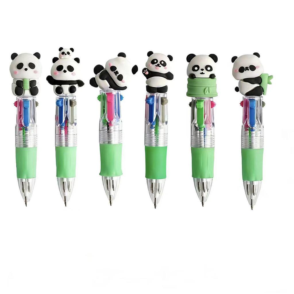 Cross-Border Halloween Cartoon Multi-Color Mini Ballpoint Pen - Cute Four-Color Stationery for Students