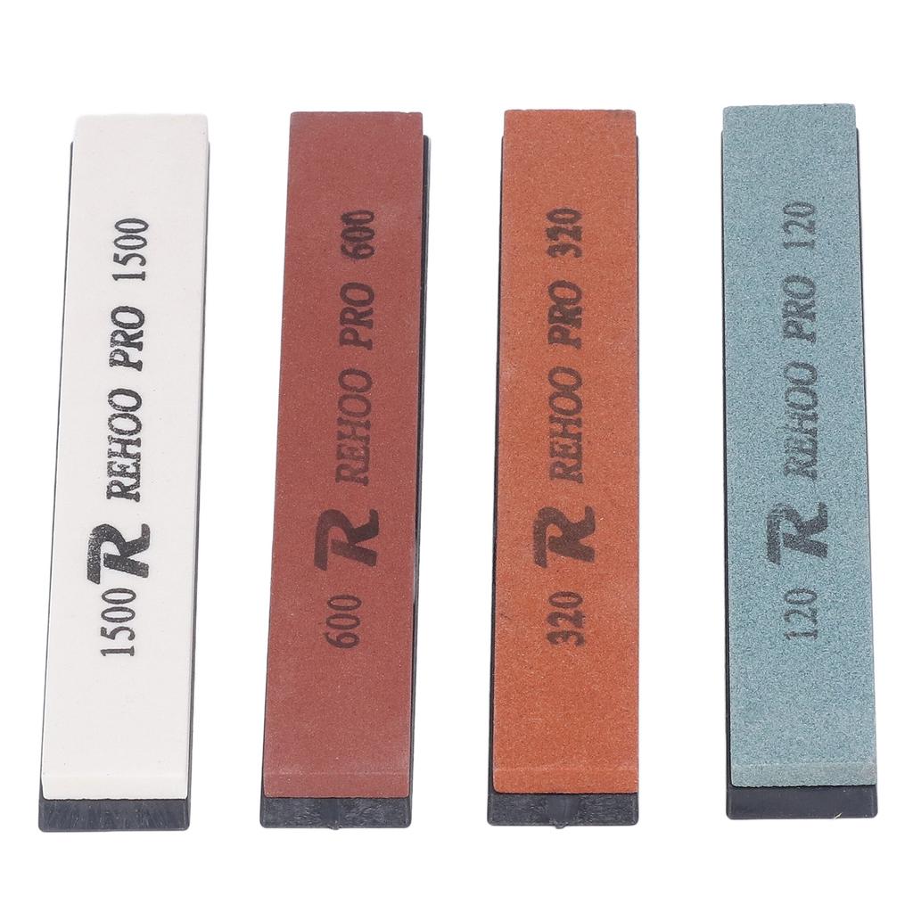 4 SZT Kamień do ostrzenia noży Osełka o stałym kącie Zestaw ostrzałek do noży Gradacja 120 320 600 1500 Woda