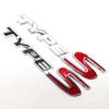 3D Metal Type S Logo Type R Emblem Letters Car Trunk Badge For Honda Accord Civic FK2 FN2 EP3 Type S R Sticker Accessories