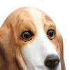 Halloween Gesichtsbedeckung Hautfreundlich Verschleißfest Emulsion Hundekopf Tiergesichtsbedeckung für Zuhause