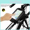 Durable Waterproof Bicycle Cycling Bike Front Top Tube Frame Bag With Tpu Touch Screen Phone Holder Case