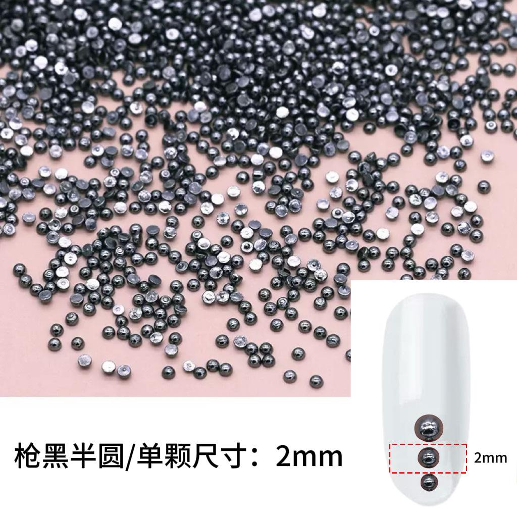 Punk Style Alloy Rivet Nail Art Decorations 3D Pointed Cone Large Medium Small Nail Decorations DIY Accessories