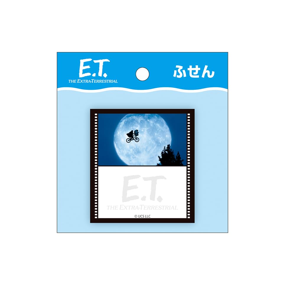 Showa Note Universal Stationery Pack A5 Free A4 Clear File Sticky Stickers E.T. 4-Piece Set Notebook, (Single Type), Notes, Film-Style (942816M01)