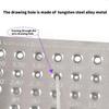 Jewelry Wire Drawplate Steel Tool Wire Shaping Tool Round Wire Shaping Plate Jewelry Crafting Tool Steel Texture