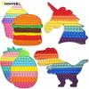 Gian Butterfly Strawberry Pineapple 30/40 Big Push bubble Sensory Huge Figet toy Autism Children Antistress Game  ADHD Gift