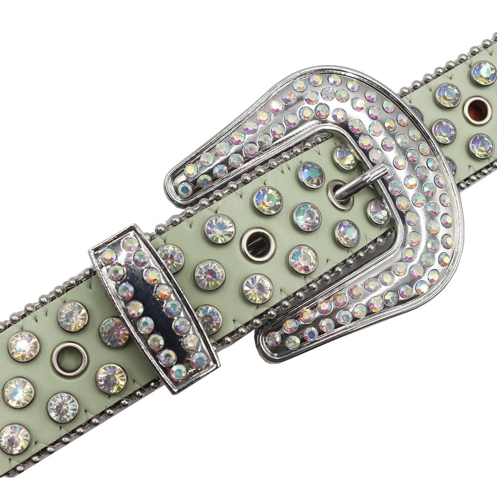 Special Offer Rhinestone Belt, Punk Belt, European and American Style, Rhinestone Rock and Roll Fashion Belt