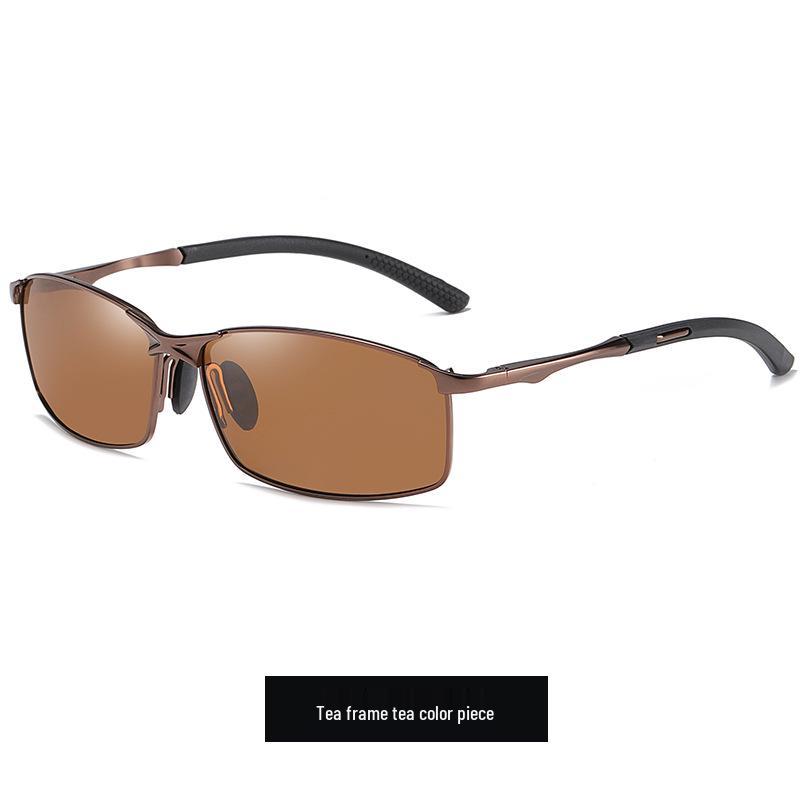 

Men s Metal Square Frame Polarized Sunglasses for Cycling, Driving, and Sports - Model A559 Standard Color