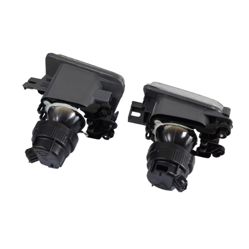 One Set Front Fog Light Clear Glass Lens With Metal Bracket For VW Golf Jetta MK2 Big Bumper