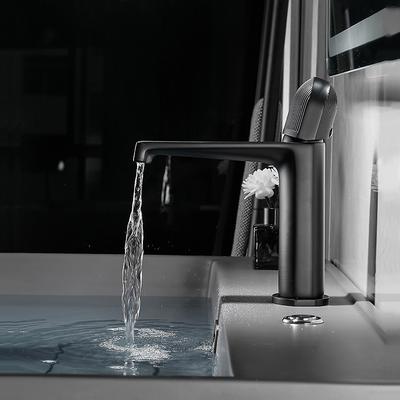 Grey/White/Black/Chrome Bathroom Hot And Cold Mixed Basin Faucet Brass Light Luxury Home Bathroom Cabinet Hand Wash Basin Tap