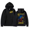Rapper Jok'air Melvin De Paris Grafik Hoodie Herren Damen Hip Hop Oversized Y2k Streetwear Sweatshirt Pullover Trainingsanzug Damen Herren Kleidung