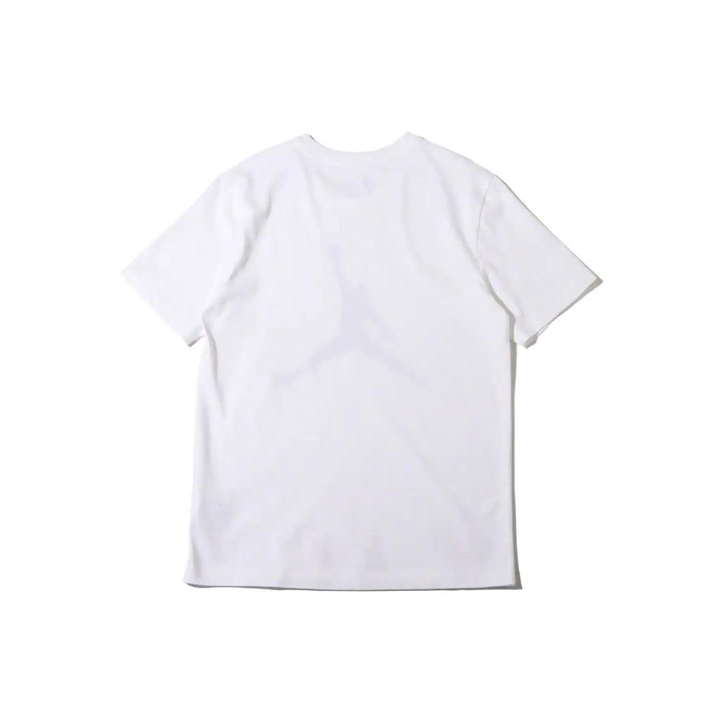 Jordan Ss22 Logo Print Crew Neck T-Shirt Men Tops White CJ0922-100