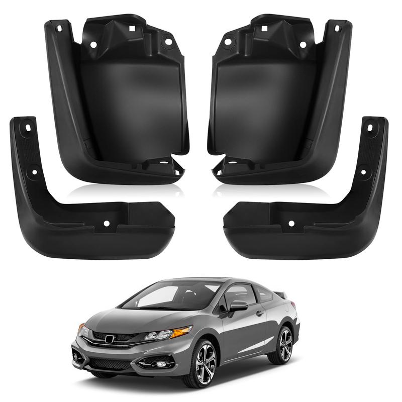4x Front &Rear Mud Flaps Splash Guards for Honda Civic 2012-2015 Sedan