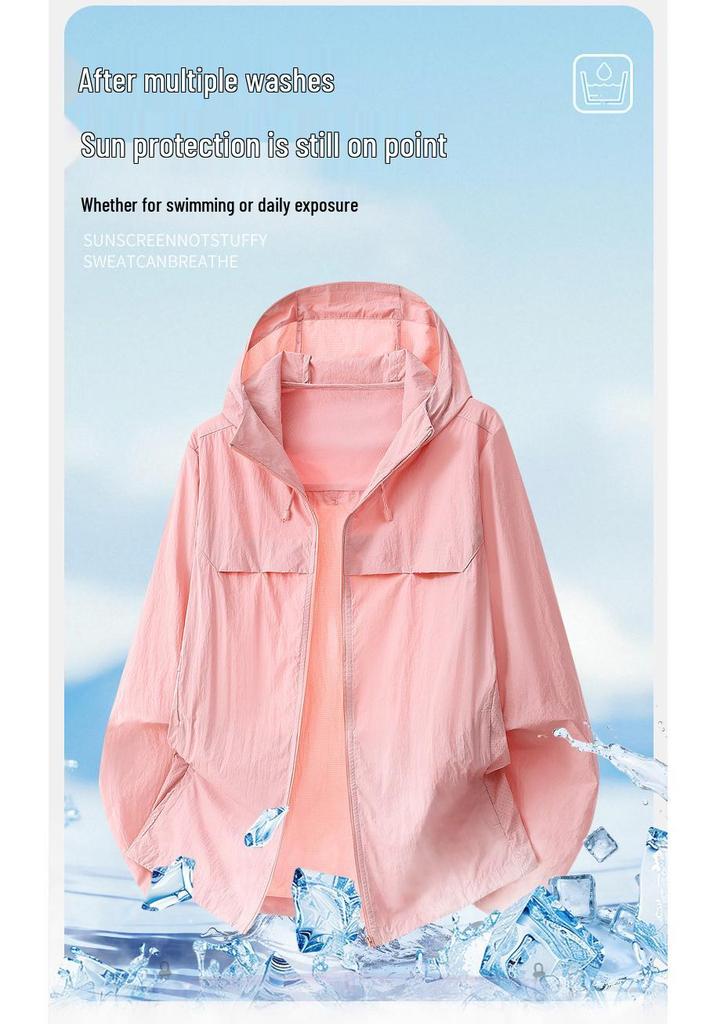 Unisex Summer Ice Silk Quick-Dry UV-Blocking Cooling Fishing Shirt