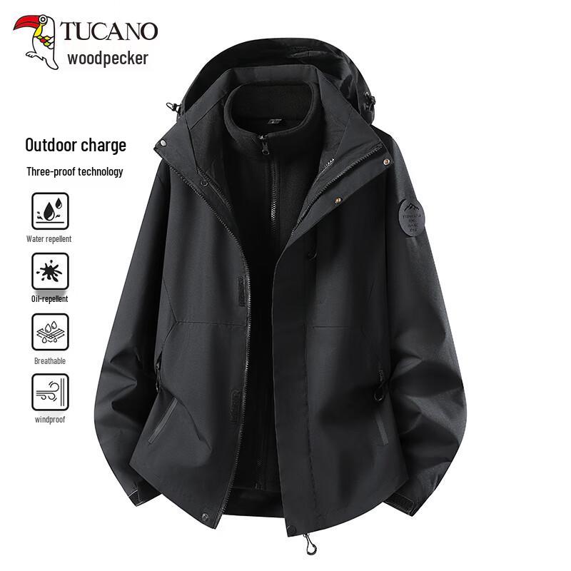 TUCANO 3-in-1 Outdoor Waterproof Mountaineering Jacket