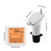 Ultrasonic Liquid Level Meter Low Battery Indicator Alarm Multifunctional Liquid Gauge Water Level Monitor for Home Garden Yard