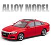 1:24 HONDA Accord Alloy Car Model Diecasts & Toy Vehicles Metal Car Model Simulation Collection Sound and Light Childrens Gifts ajl256