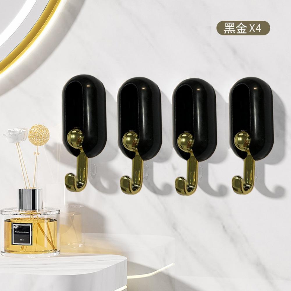 Household rotating hook, no punching and no marking adhesive hook