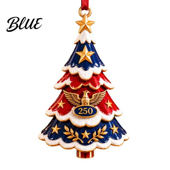 Christmas Hanging Ornaments Patriotic Tree Ornaments, Acrylic Holiday Pendant for Independence Day, Indoor Party Supplies Outdoor Decor Living