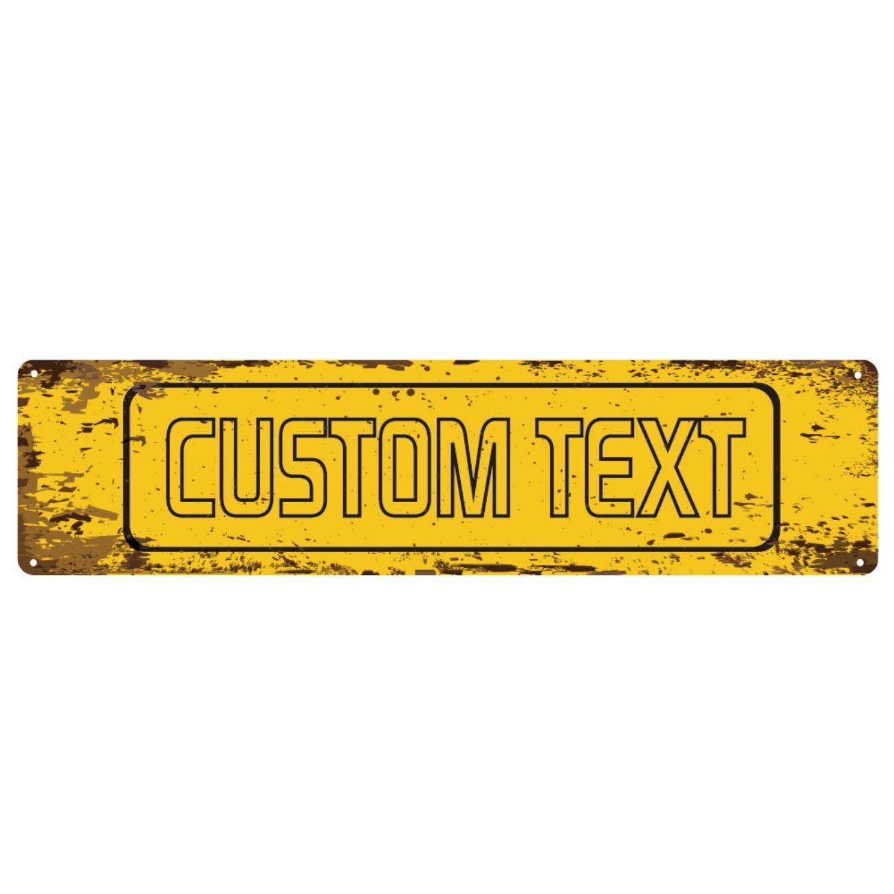 Custom Metal Tin Sign Retro Poster Wall Art Home Bar Garage Cafe Decoration белый