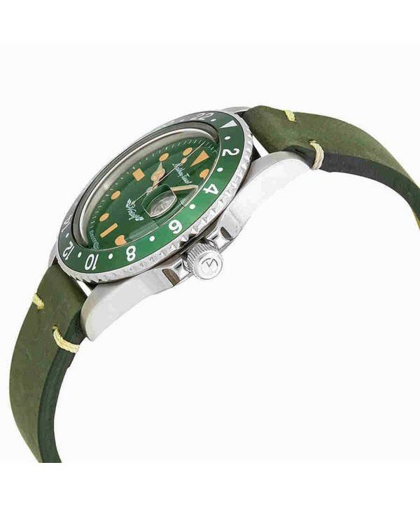 Mathey-Tissot Mathy Vintage Automatic Leather Strap Green Dial H900ATLV Men's Watch