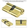 60mm Copper Dual Open Lock Cylinder Anti Theft Door Lock Cylinder with Keys