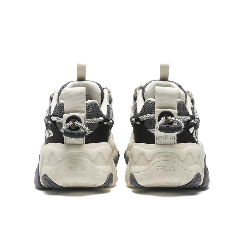 FILA RUNNING Textile, Synthetic Leather Low top Running Shoes Men's White Gray F12M442115FAG