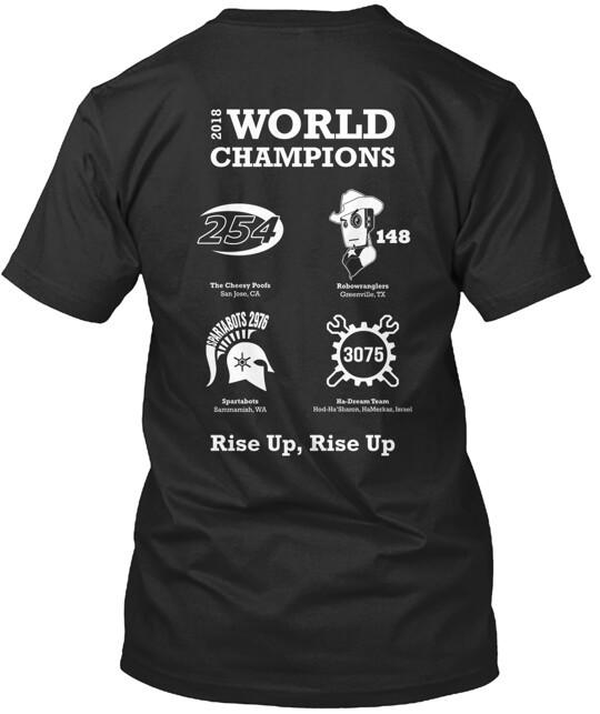 2018 FRC World Champions Tee T-Shirt Size S to 5XL XL