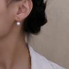 Nuevos Pendientes de Gancho con Tacón Alto para Mujer Moda Temperamento Pendientes Geométricos Pendientes de Lujo Ligero de Gama Alta