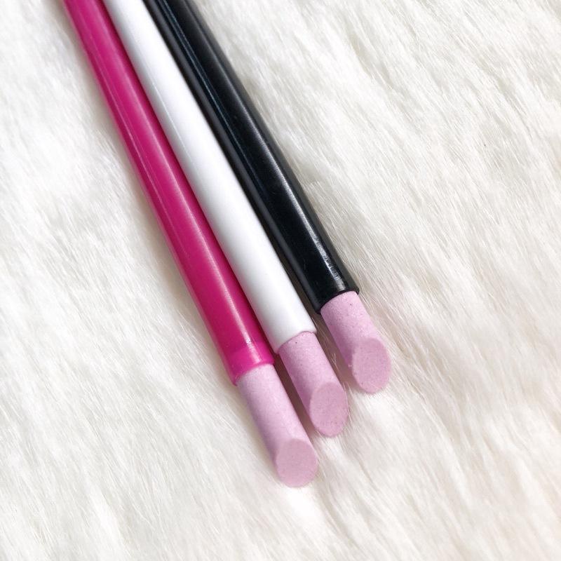 Nail Art Cuticule Mâner din plastic Scrubs Piatră Piele Moartă Perii Manichiură Cadou Instrumente Nail Art