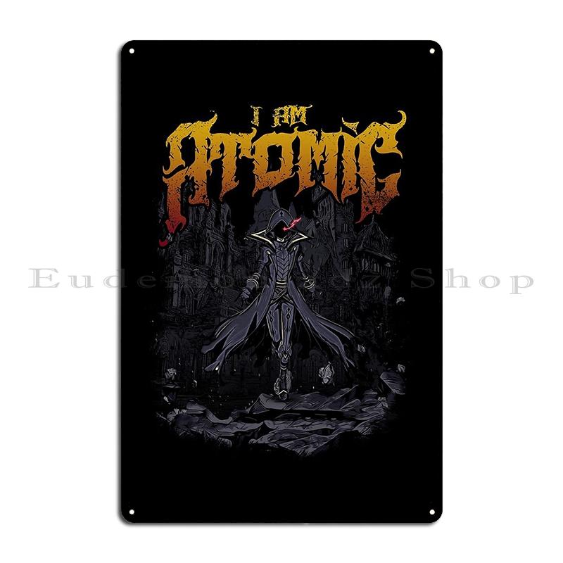 Mfoever The Eminence In Shadow Cid Metal Sign Plaques Garage Wall Decor Character Bar Home The Eminence Tin Sign Poster 20x30cm(7.8x11.8inch)
