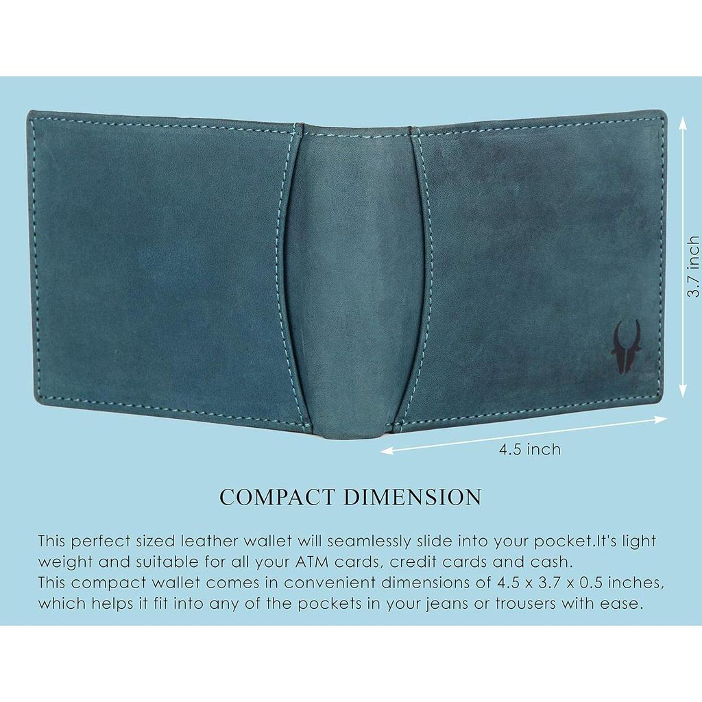 RFID-geschützte Ledergeldbörse für Herren